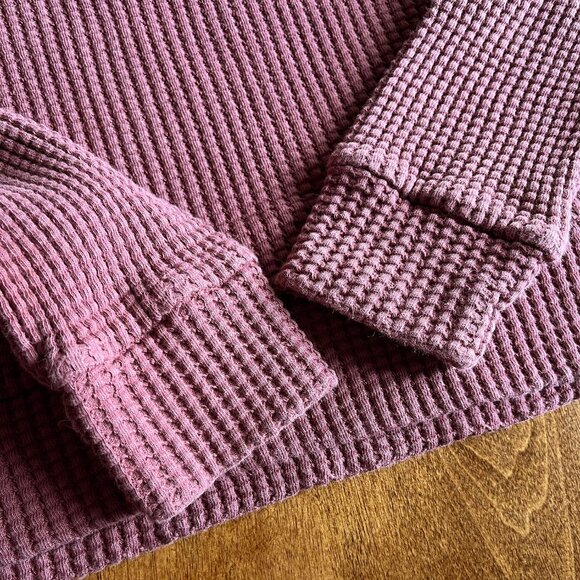 The North Face waffle mockneck shirt M - Picture 4 of 7